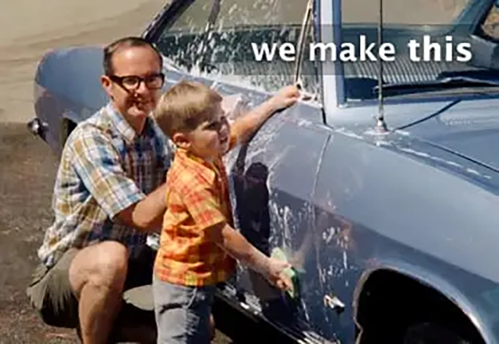 Enhanced - Man washing car