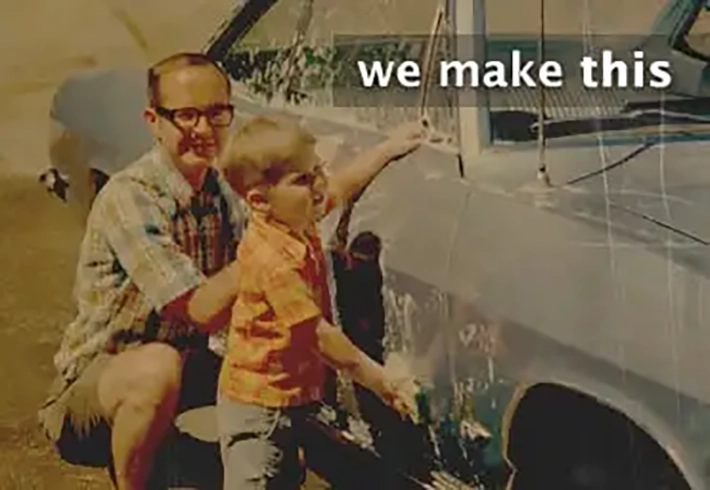 Original - Man washing car
