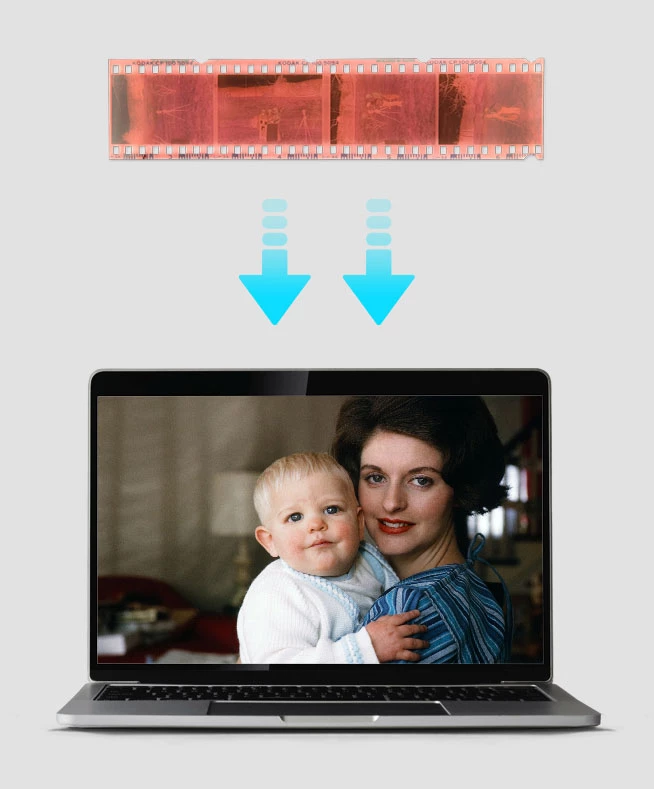 Scan your photo negatives and make them into digital photos Instantly!, Image Scanner