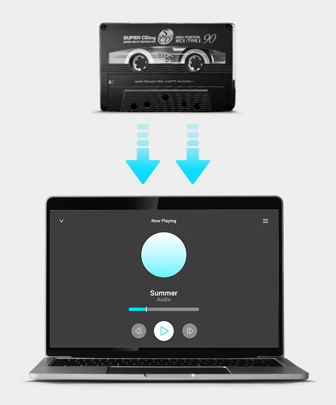 Audio Cassette Tapes to Digital Service